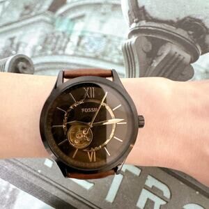 Fossil BQ2651 Fenmore Automatic Brown Leather Men's Watch